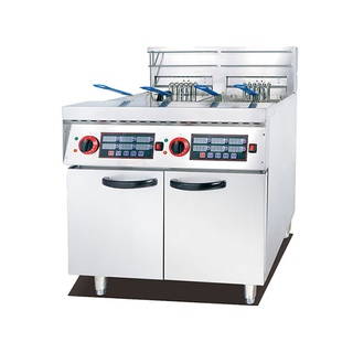 Vertical 2-tank Fryer(4-basket) With Timer